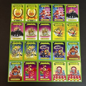 Garbage Pail Kids Scratch n Stink 2019 20 tarjetas verde paralelo conjunto Topps en línea - Imagen 1 de 3