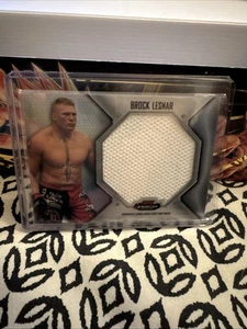2012 Topps Finest Ufc - Jumbo Fight Mat Relics Brock Lesnar #Ffjm-Bl (MEM) - Picture 1 of 2