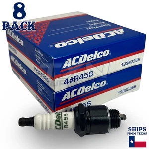 8 Pack Genuine GM ACDelco R45S Spark Plugs 19362366 - Picture 1 of 3