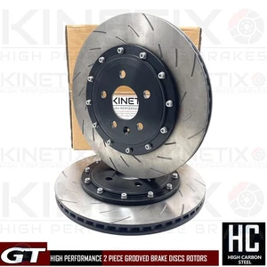 FITS AUDI RS4 B8 TWO PIECE REAR BRAKE DISCS PAIR 330mm 8K0615601G 2012-2015 - Picture 1 of 6