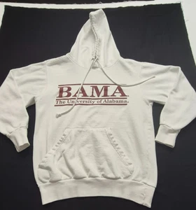University of Alabama women's white hoodie maroon "BAMA" front pocket sz. Small - Bild 1 von 12