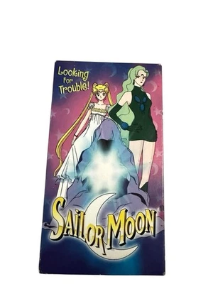 Sailor Moon Looking For Trouble 2002 VHS Terri Hawkes Toonami 90s - Image 1 of 4