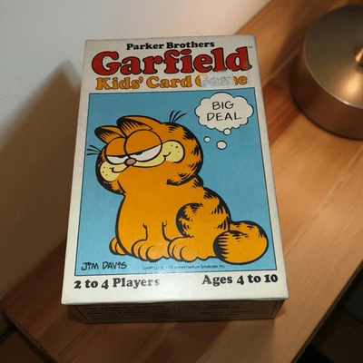 Juego de cartas completo vintage Parker Brothers Garfield para niños Foto 1 de 4