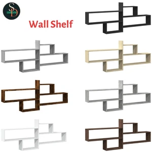 Estante de Pared Estante Flotante Colgante Pared Almacenamiento Estante Madera de Ingeniería vidaXL - Imagen 1 de 43