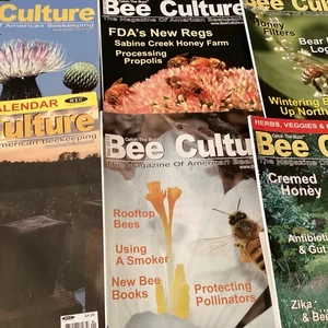 Bee Culture Magazine Set Of 6 Issues From 2012-18 - Picture 1 of 5