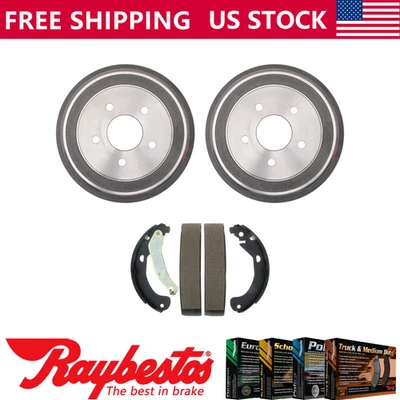 Kit trasero tambores de freno y zapatas de freno para Chevrolet Cobalt 2006-2008 - Raybestos Foto 1 de 4