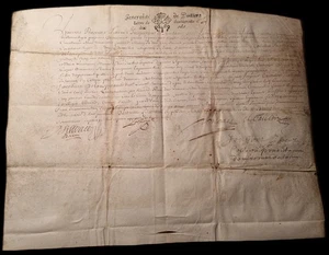 Parchemins Anciens Poitiers - Foto 1 di 1