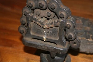 Vtg J. H. Williams Vulcan No. 1 Chain Pipe Vise - Picture 1 of 3