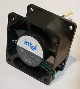 NEW Intel Socket 603 Xeon CPU Fan, C24889-001 60x60x38mm, 12 VDC, 3-pin plug - Picture 1 of 2