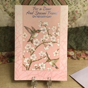 Vintage Gibson Greeting Birthday Card Special Friend - Picture 1 of 4