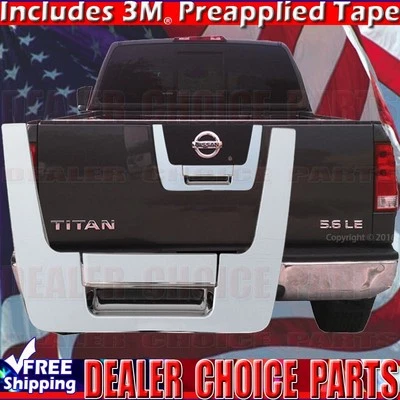 For 2004-2012 Nissan Titan Triple Chrome Tailgate Handle COVER Overlay Accent - Image 1 of 2