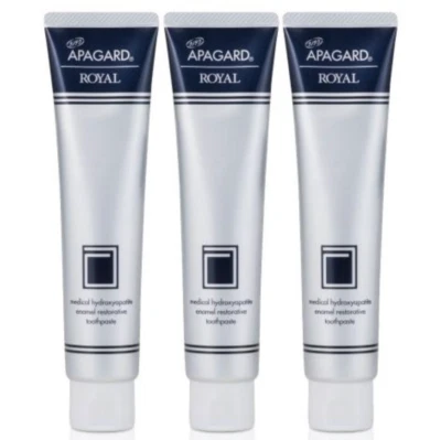Sangi APAGARD ROYAL Nanotechnology Whitening Toothpaste 135g Japan set of 3 NEW - Image 1 of 4