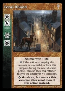 Feral Hound - Retainer - Vampire VTES - Imagen 1 de 6