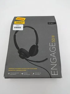 Jabra Engage II 5099-610-299 USB-C Adjustable Wired Black Stereo Headset - Zdjęcie 1 z 5