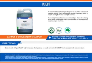 Carpet Cleaner Upholstery Shampoo - Can Use w/ Karcher, Bissell, Vax etc 5L - Picture 1 of 3