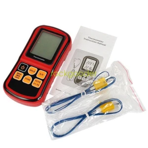 Digital Thermometer Dual Channel Input Thermocouple K J T E R S N C/F Type rd UK - Picture 1 of 9