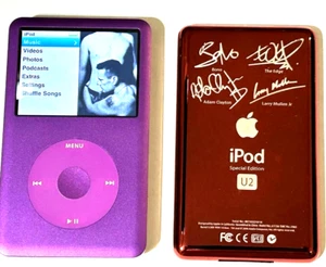 APPLE iPOD CLASSIC 6th Gen Purple 128GB SSD 2000 mAh Mega Battery U2 Special - Picture 1 of 3