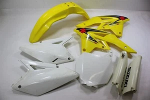 2008 Suzuki RMZ 250 Plastic Fenders with Shrouds and Graphics - Picture 1 of 10
