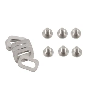 6Pcs for Titanium Alloy Pedal Cleats Bolts Spacer for LOOK Mountain - Picture 1 of 8