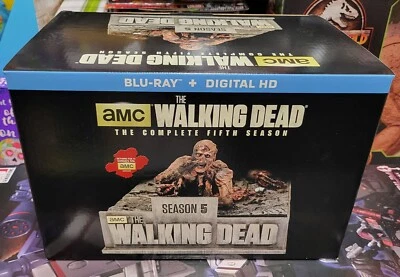 The Walking Dead 5th Season Bluray Limited Edition Box Set & Collectible Figure  - Image 1 of 4