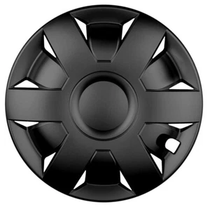 4x14" Embellecedores Cubiertas de rueda para Vauxhall Corsa 14" Negro - Imagen 1 de 3