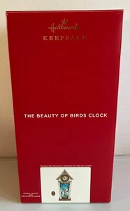 NEW HALLMARK KEEPSAKE 2020 THE BEAUTY OF BIRDS CLOCK WITH LIGHTS SOUND & MOTION - Picture 1 of 7