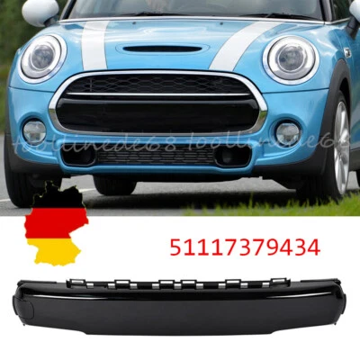 Vorne Stoßstange Blende Glanz Schwarz OE#51117337791 Für Mini Cooper F55 F56 F57 - Bild 1 von 4