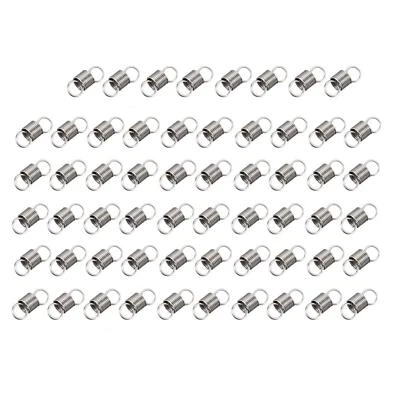 UXCELL 0.4mmx4.5x12mm Metal Dual Hook Small Tension Spring 58pcs