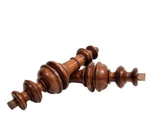 2 Baluster groove carving wall column 11"02 Antique French architectural salvage - Picture 1 of 7