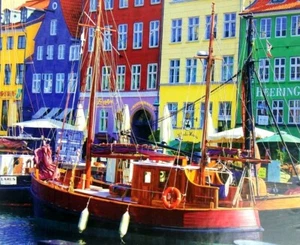 Springbok "Copenhagen Waterfront" 1000 Piece Jigsaw Puzzle - Picture 1 of 4