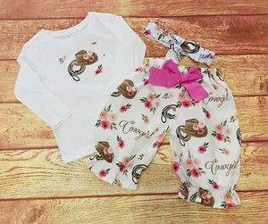 size 2 girls Cowgirl Three Piece Set - Picture 1 of 1