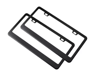 Black Stainless Steel License Plate Frame for Tesla Model 3/Y/X/S - Picture 1 of 2