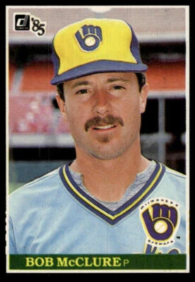 1985 Donruss #536 Bob McClure - Image 1 of 2