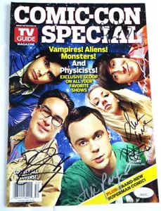 Big Bang Theory Signed Cast Autograph Magazine 7 Autos Cuoco Galecki JSA XX29741 - Picture 1 of 3