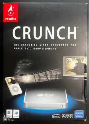 OPEN BOX ROXIO CRUNCH for Mac and Windows Vista / XP - Image 1 of 3