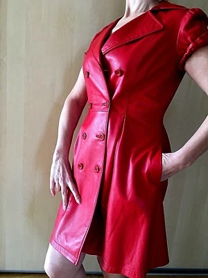 Кожаное платье NICOLA BERTTI размер M - Изображение 1 из 4