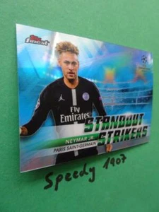 Topps Finest Standout Strikers Neymar Paris PSG 2019 Chrome 19 Champions League - Bild 1 von 1