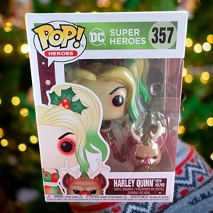 Harley quinn with helper funko # 357 (nib) With Pop Protector  - Picture 1 of 7