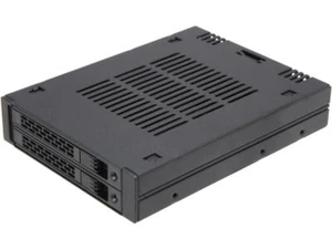 Rack mobile ICY DOCK ExpressCage MB742SP-B 2 x 2,5 pouces SAS/SATA HDD/SSD pour - Photo 1/5