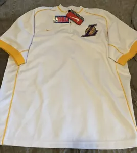 LOS ANGELES LAKERS Basketball NIKE Warm Up VINTAGE Shooting NEW Jacket LARGE - Picture 1 of 4