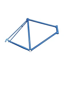 TELAIO BICI BICICLETTA ACCIAO 28 CORSA BLU H56 - Foto 1 di 1