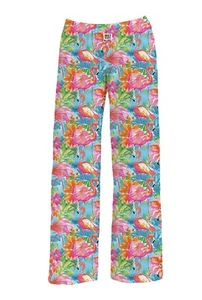 BRIEF INSANITY Lounge Schlafhose LARGE Unisex Pastell Flamingo Herren Damen NEU - Bild 1 von 7