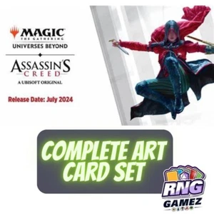 MTG MAGIC ASSASSIN'S CREED ART SERIES SET x1 20 CARD STANDARD SET - Picture 1 of 1