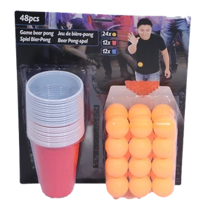Party Game Beer Pong - 48 Pezzi - Foto 1 di 1