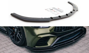  Labio de alerón Cup NEGRO para Mercedes AMG GT 63S espada alerón alerón delantero V2 - Imagen 1 de 5