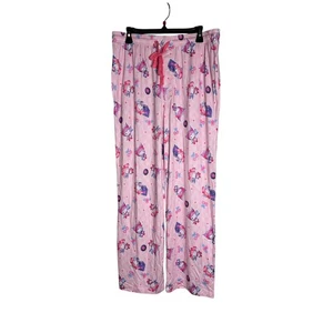 SANRIO HELLO KITTY & FRIENDS Sleep Pants NEW Pink Purple Pull-on Size M - Picture 1 of 6