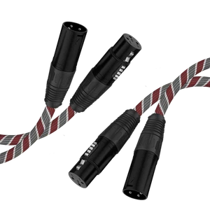 4Core OCC Silver Plated Wire XLR Cable for HiFi Audio Multimedia AMP Microphone - Picture 1 of 6