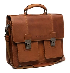 The Chesterfield Brand Springfield Business Bag Tasche Cognac braun Neu - Afbeelding 1 van 3