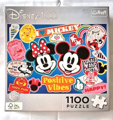 Trefl Rare Disney Positive Vibes 1100 Puzzle - Image 1 of 4