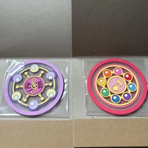 Ojamajo Doremi Clear Rubber Coasters 2 Types - Picture 1 of 2